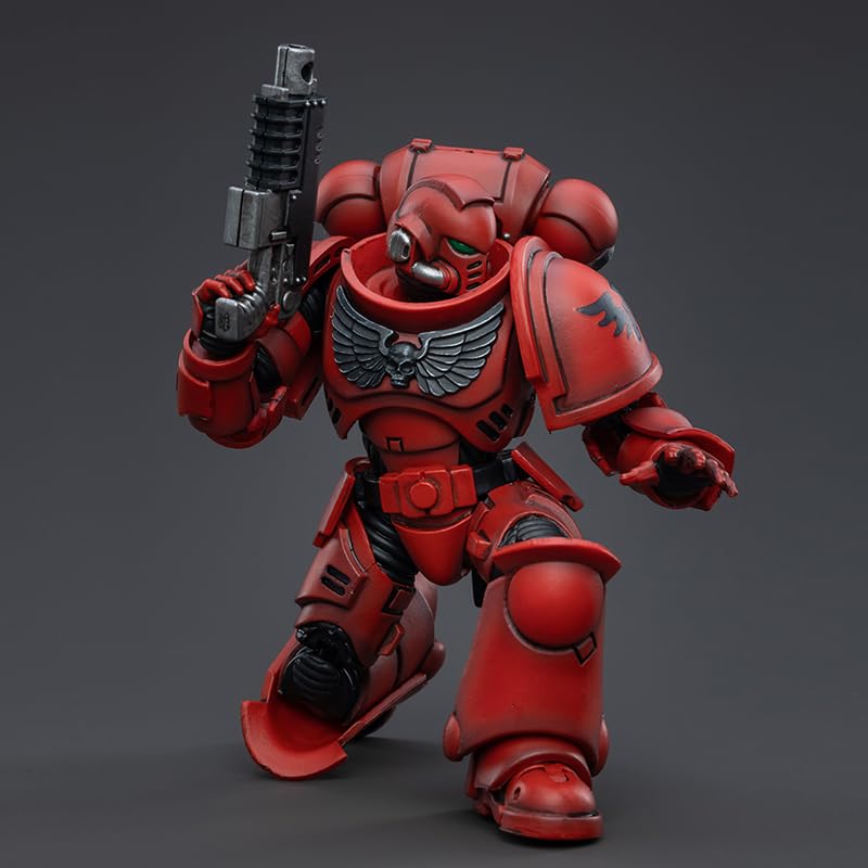 JOYTOY 1/18 Blood Angels Intercessor Action Figure JT6649 — Poseable Sci-Fi Collectible