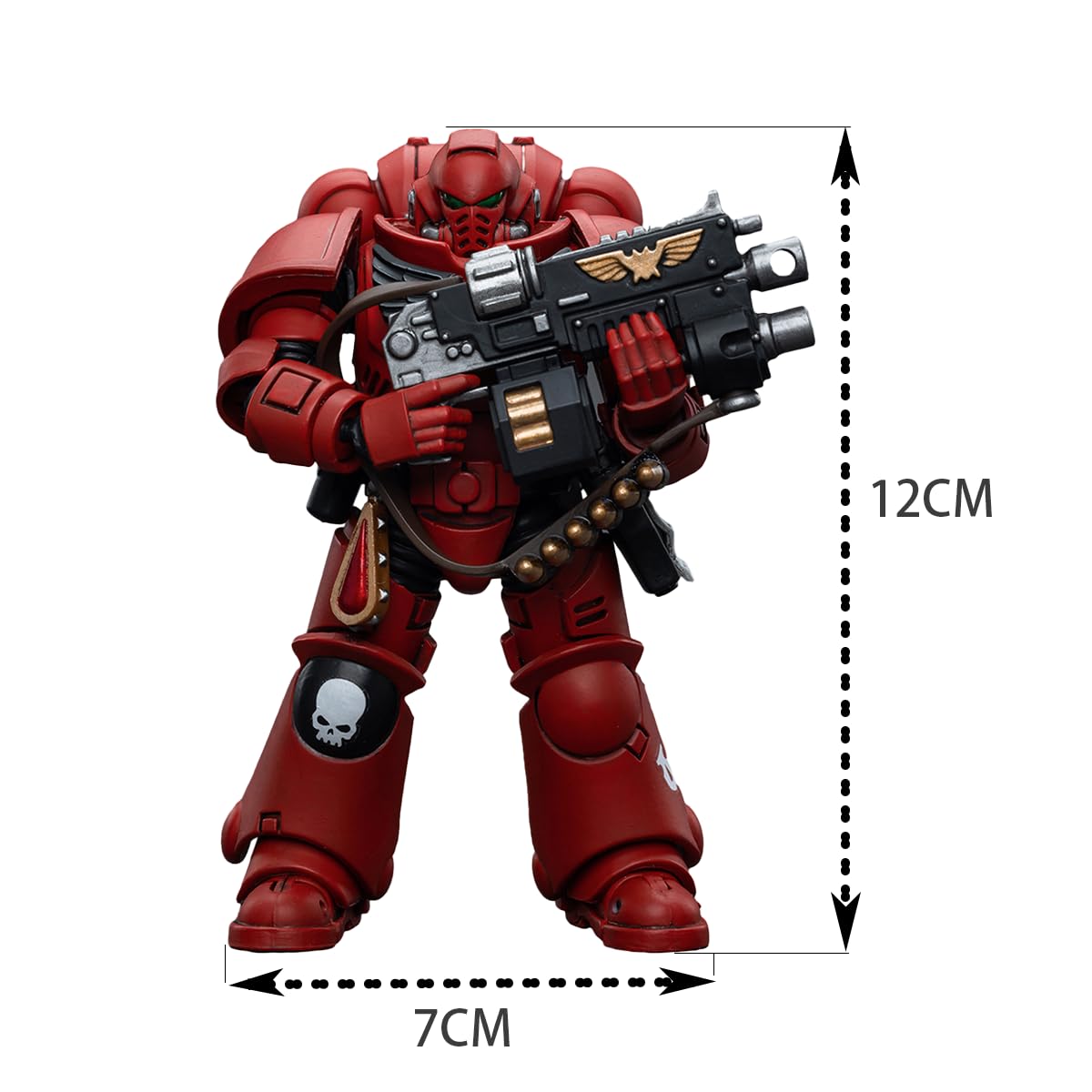 JOYTOY 1/18 Blood Angels Intercessor Action Figure JT6649 — Poseable Sci-Fi Collectible