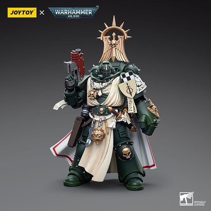 JOYTOY 1/18 Warhammer 40k Dark Angels Master Action Figure – Power Fist, Feirros Collection