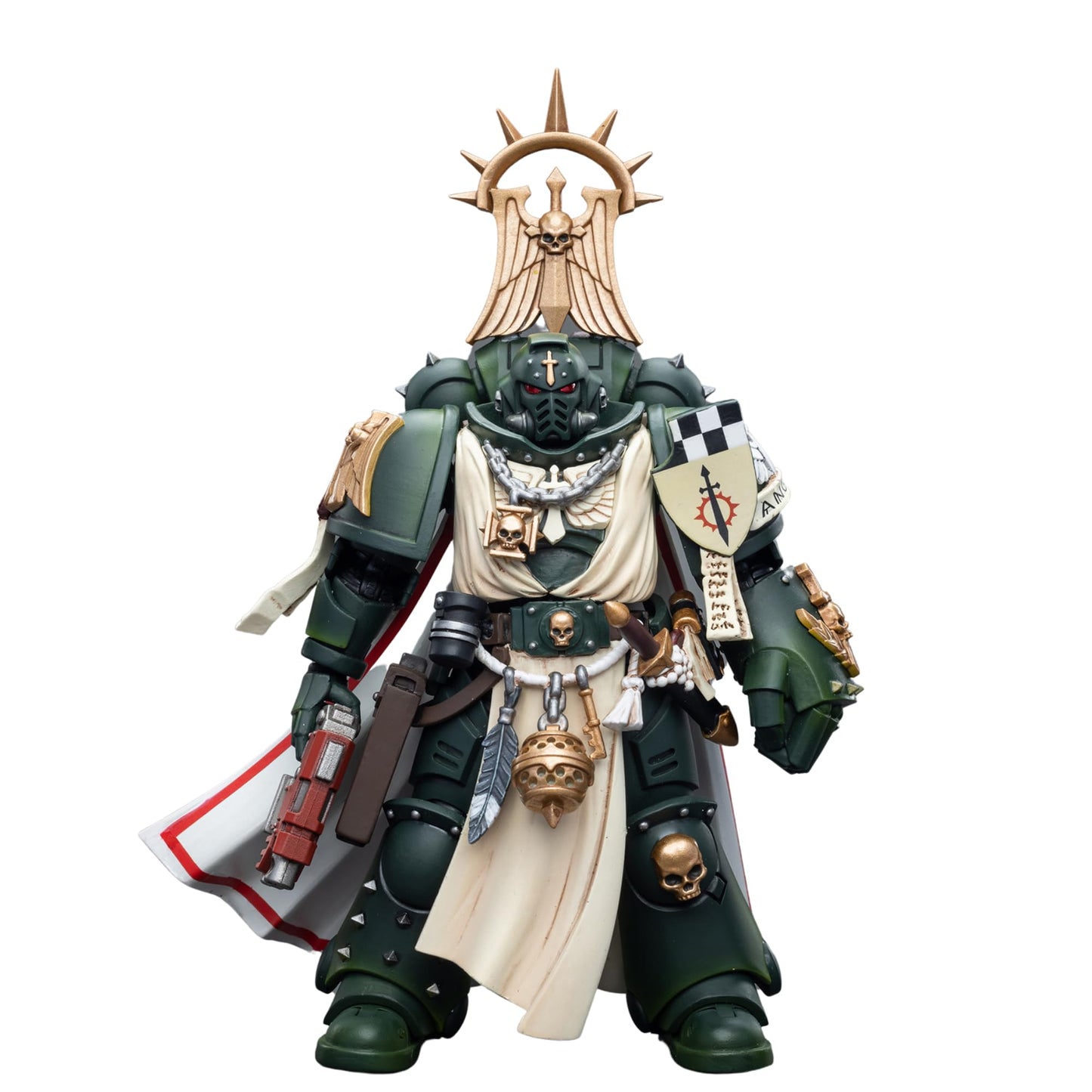 JOYTOY 1/18 Warhammer 40k Dark Angels Master Action Figure – Power Fist, Feirros Collection