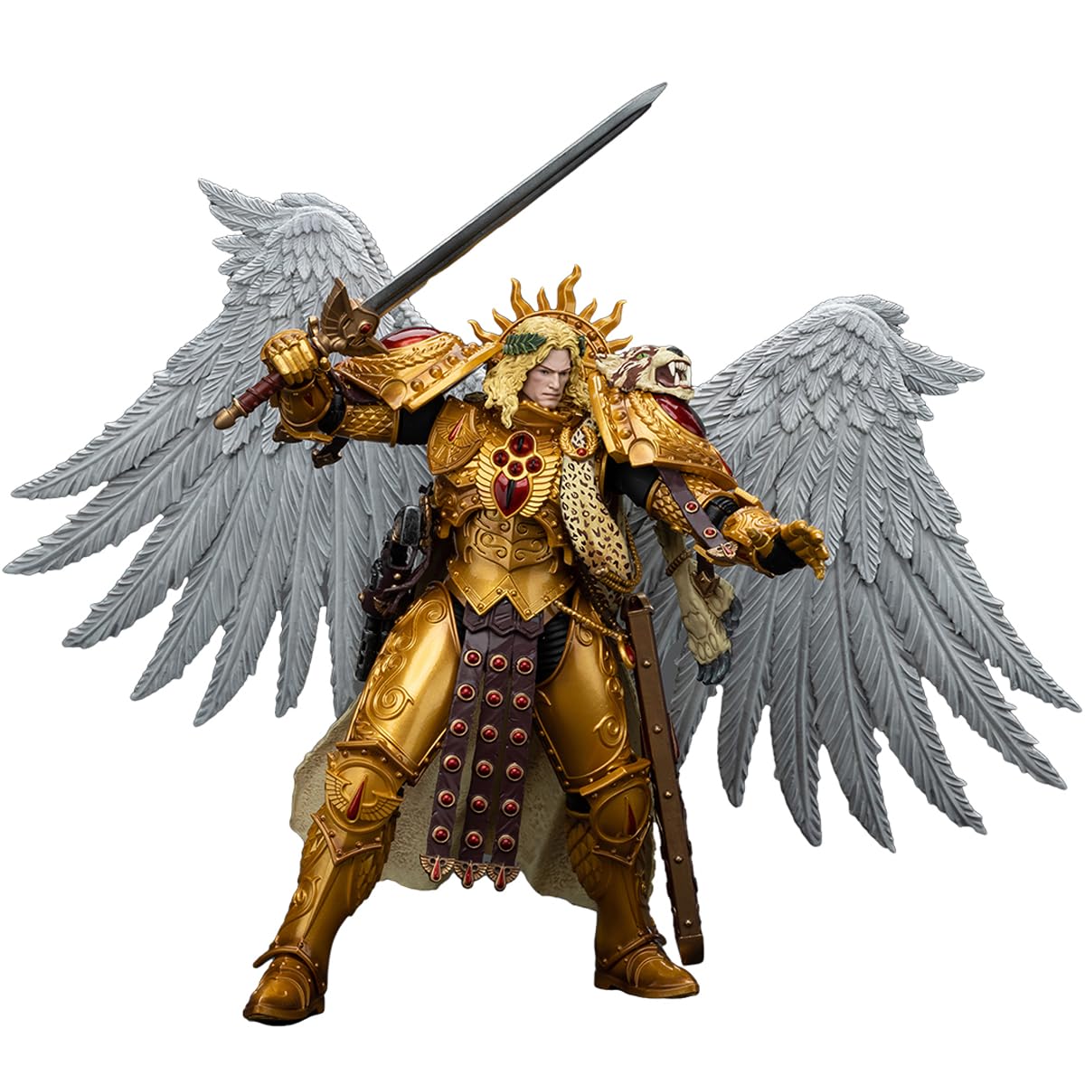 JOYTOY Warhammer 40K Horus Heresy 1/18 Action Figure – Blood Angels Sanguinius, IXth Legion Collectible