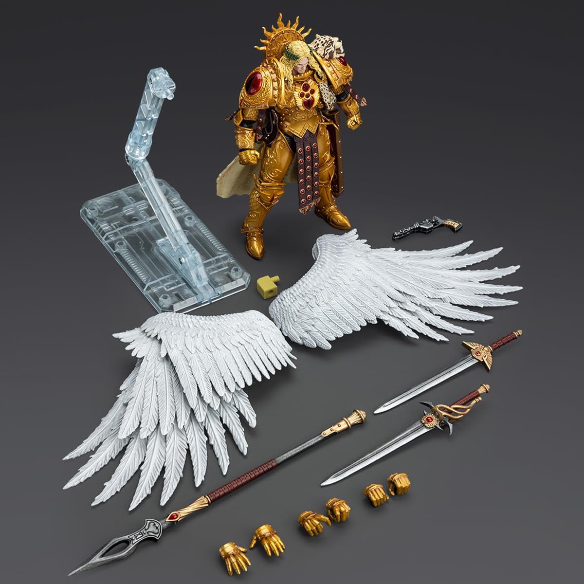 JOYTOY Warhammer 40K Horus Heresy 1/18 Action Figure – Blood Angels Sanguinius, IXth Legion Collectible