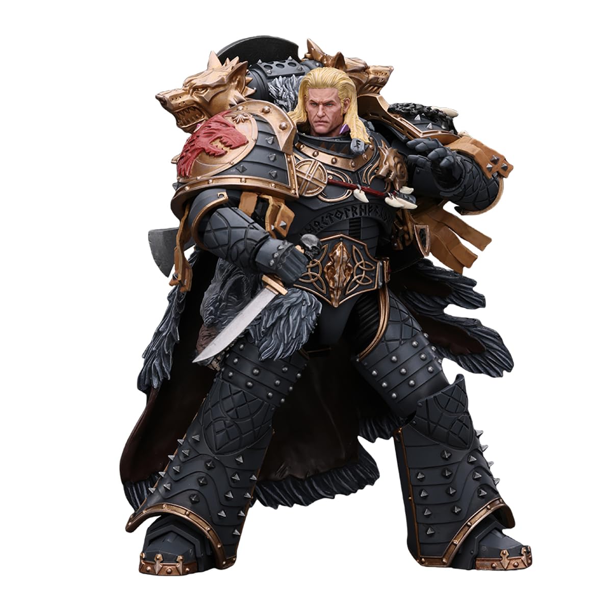 JOYTOY Leman Russ 1/18 Warhammer 40K Space Wolves Primarch Action Figure – 7.04-Inch Collectible