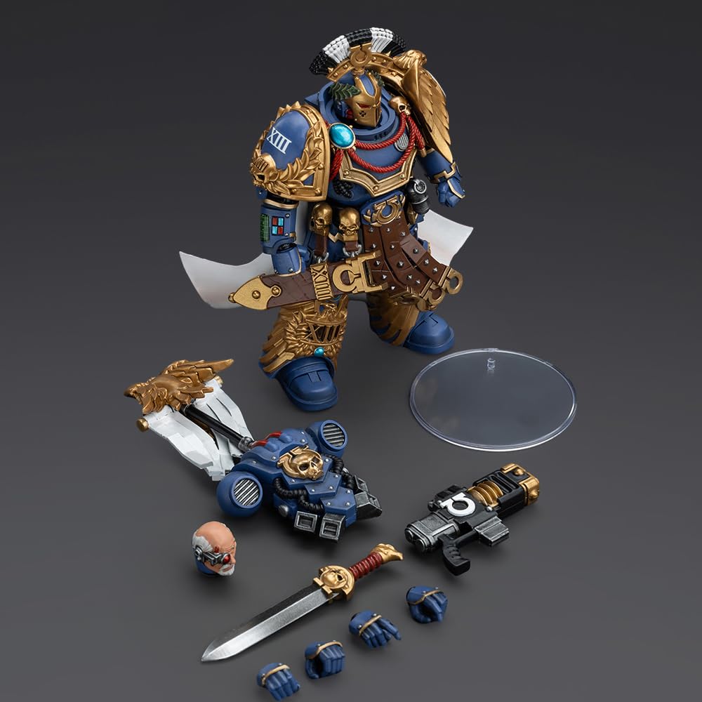 JOYTOY Warhammer Horus Heresy Ultramarines Praetor 1/18 Action Figure – Power Sword & Volkite Serpenta | JT00126