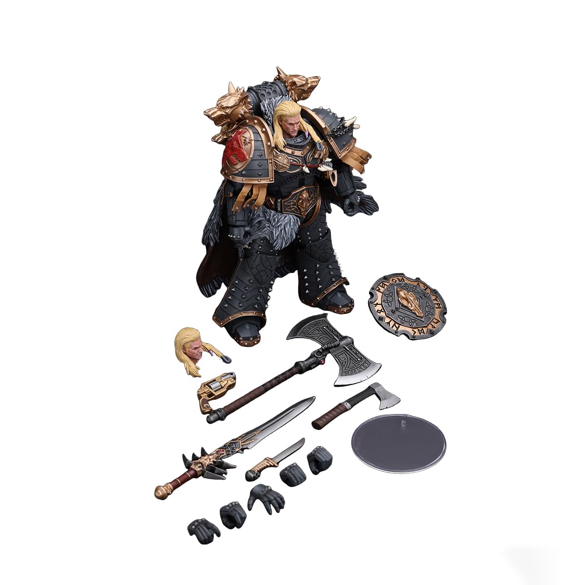 JOYTOY Leman Russ 1/18 Warhammer 40K Space Wolves Primarch Action Figure – 7.04-Inch Collectible