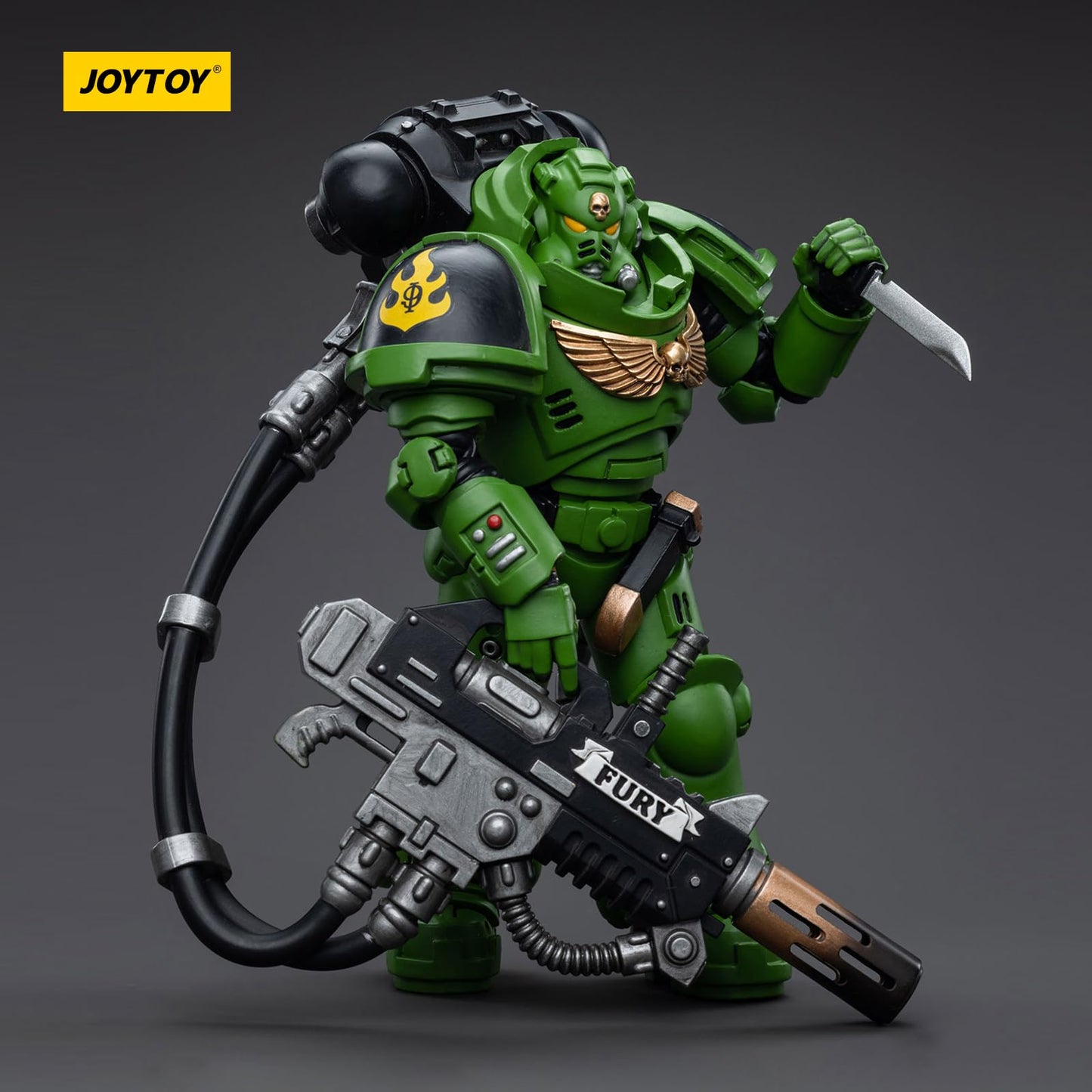 JOYTOY Warhammer 40k Salamanders Eradicators Sergeant Bragar 1/18 Action Figure