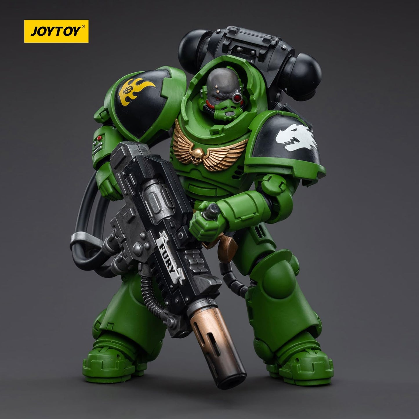 JOYTOY Warhammer 40k Salamanders Eradicators Sergeant Bragar 1/18 Action Figure