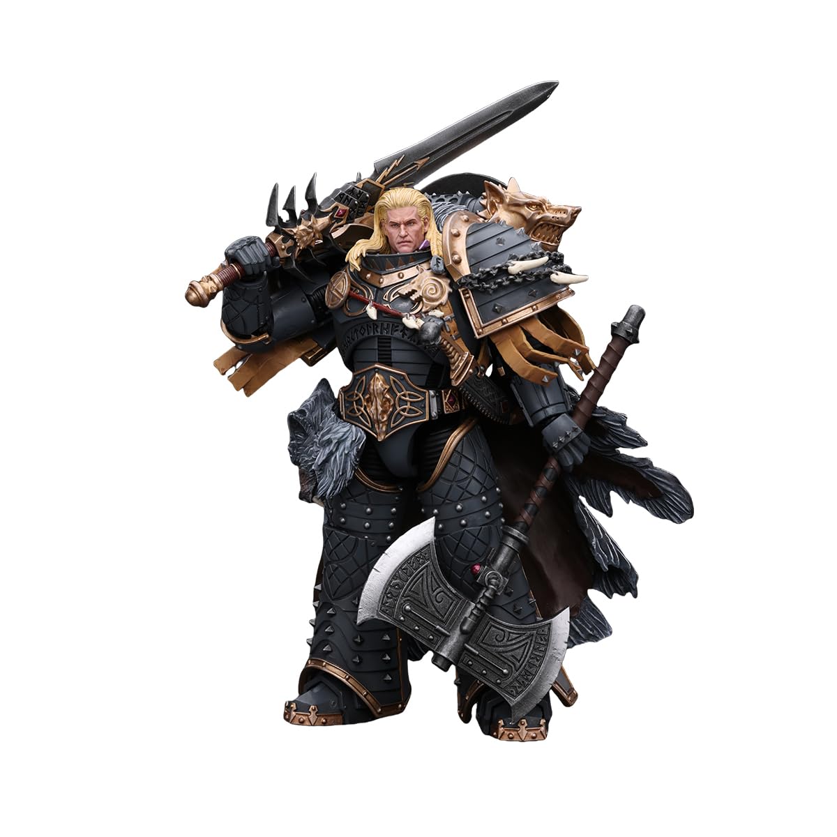 JOYTOY Leman Russ 1/18 Warhammer 40K Space Wolves Primarch Action Figure – 7.04-Inch Collectible