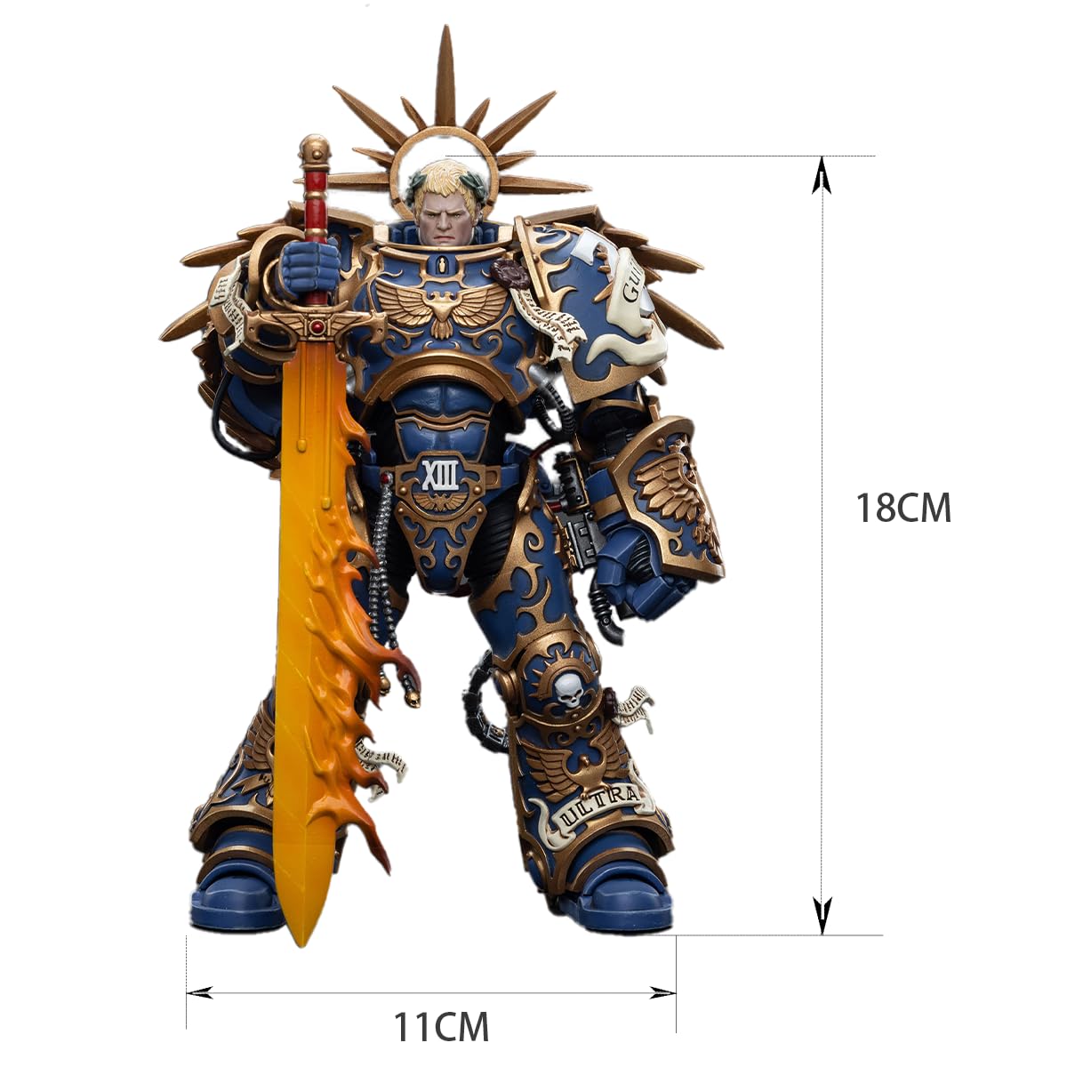 JOYTOY 1/18 Ultramarines Guilliman Action Figure – Premium Warhammer 40K Collectible