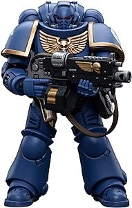 JOYTOY 1/18 Ultramarines Intercessors Action Figure – 4-Inch Warhammer 40,000 Collectible