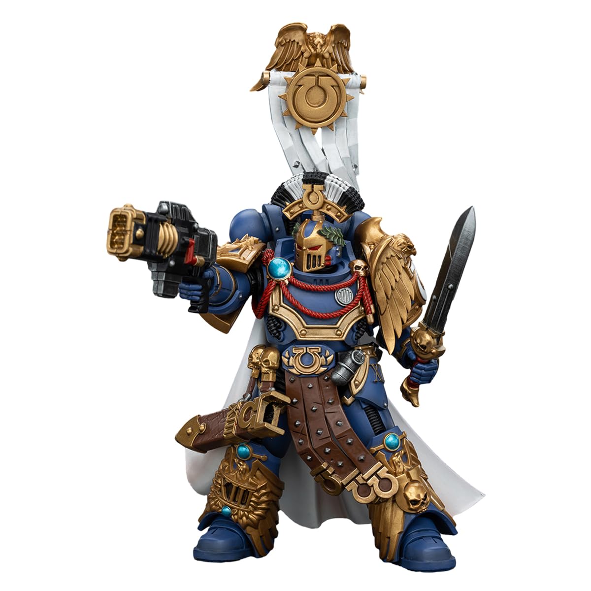 JOYTOY Warhammer Horus Heresy Ultramarines Praetor 1/18 Action Figure – Power Sword & Volkite Serpenta | JT00126