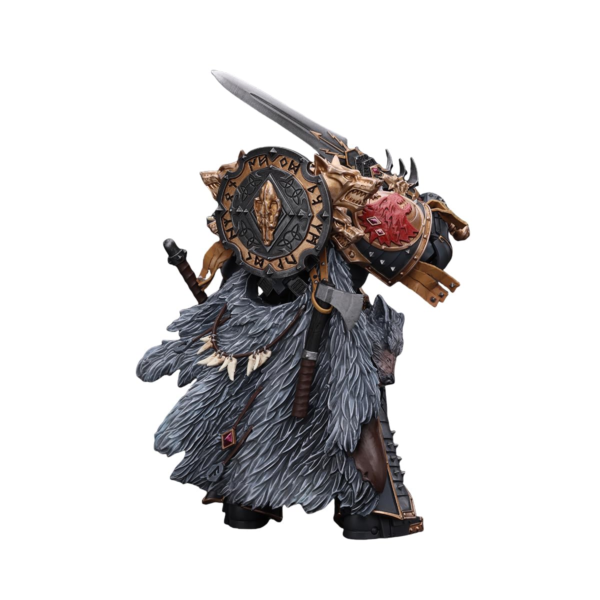 JOYTOY Leman Russ 1/18 Warhammer 40K Space Wolves Primarch Action Figure – 7.04-Inch Collectible
