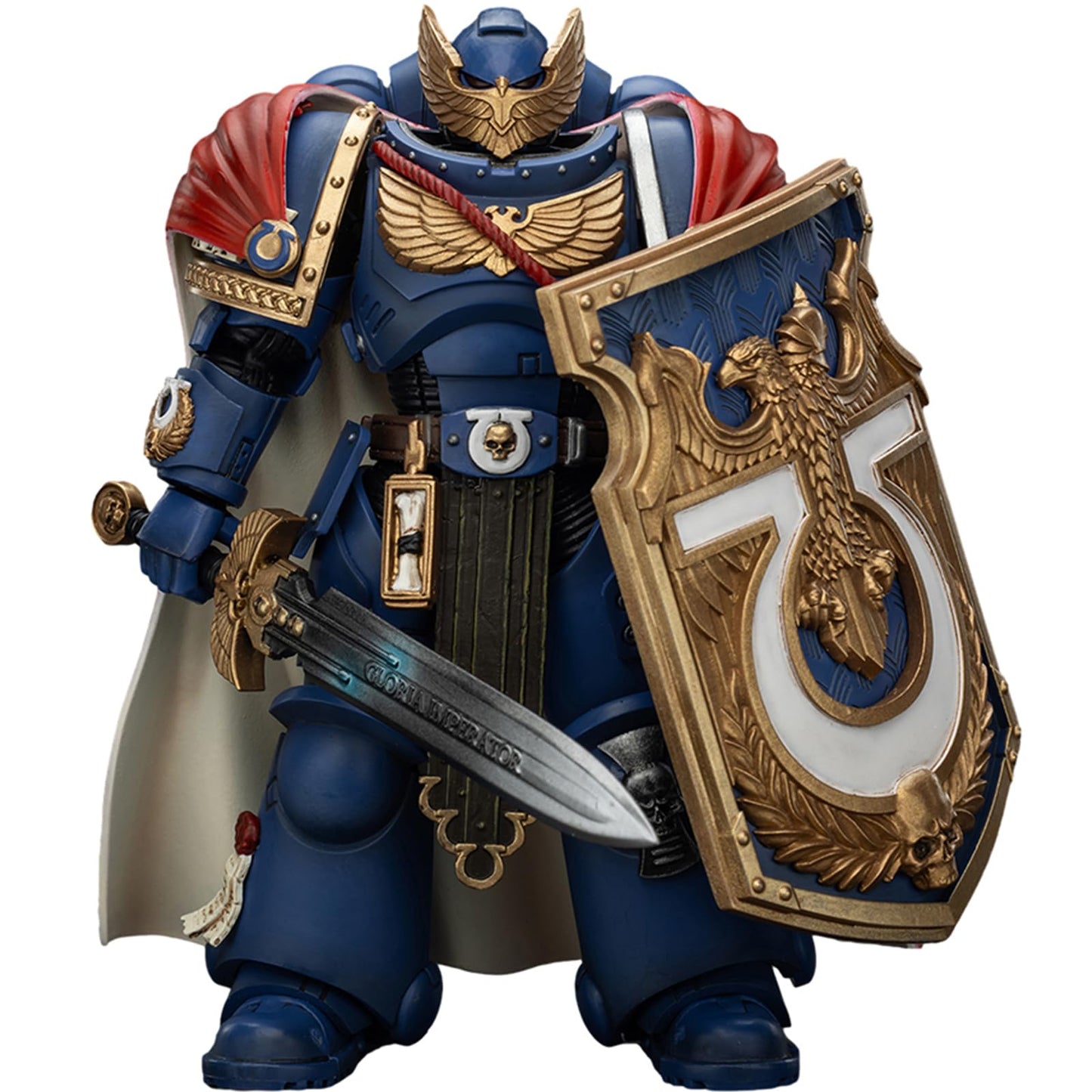 JOYTOY Warhammer 40k Space Marine 2 Ultramarines Victrix Honour Guard 1:18 Figure with Storm Shield