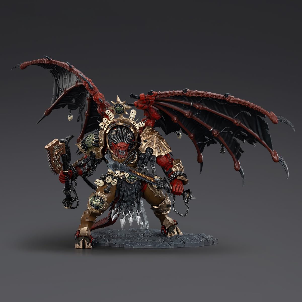 JOYTOY Warhammer 40,000 Angron 1:18 Action Figure – Daemon Primarch of Khorne, 15-Inch Collectible JT01178