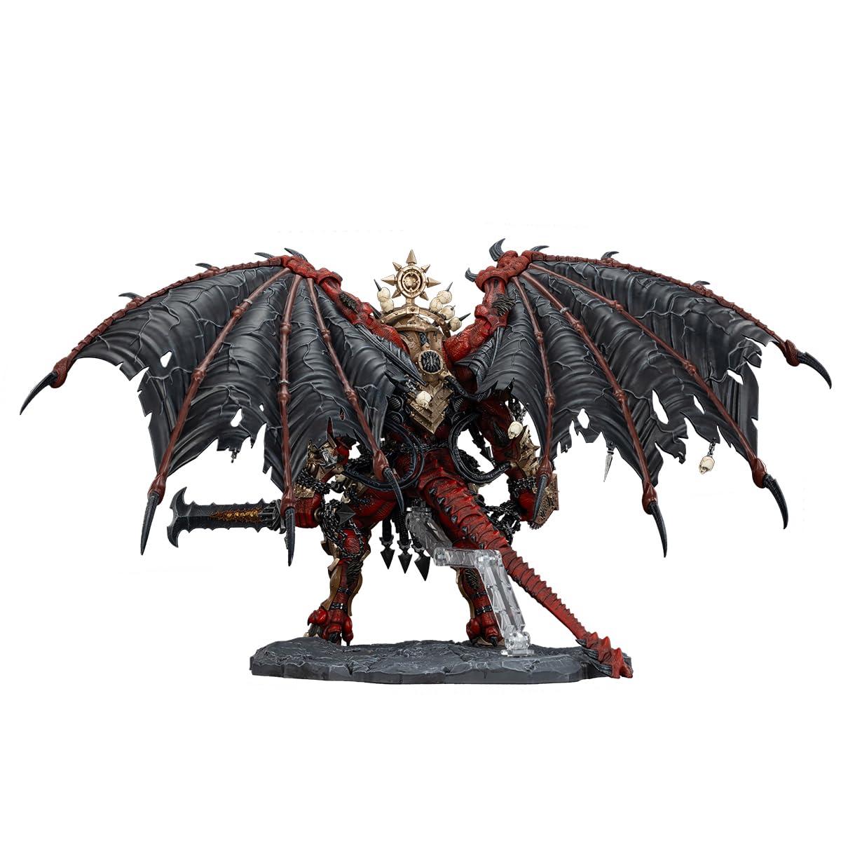 JOYTOY Warhammer 40,000 Angron 1:18 Action Figure – Daemon Primarch of Khorne, 15-Inch Collectible JT01178