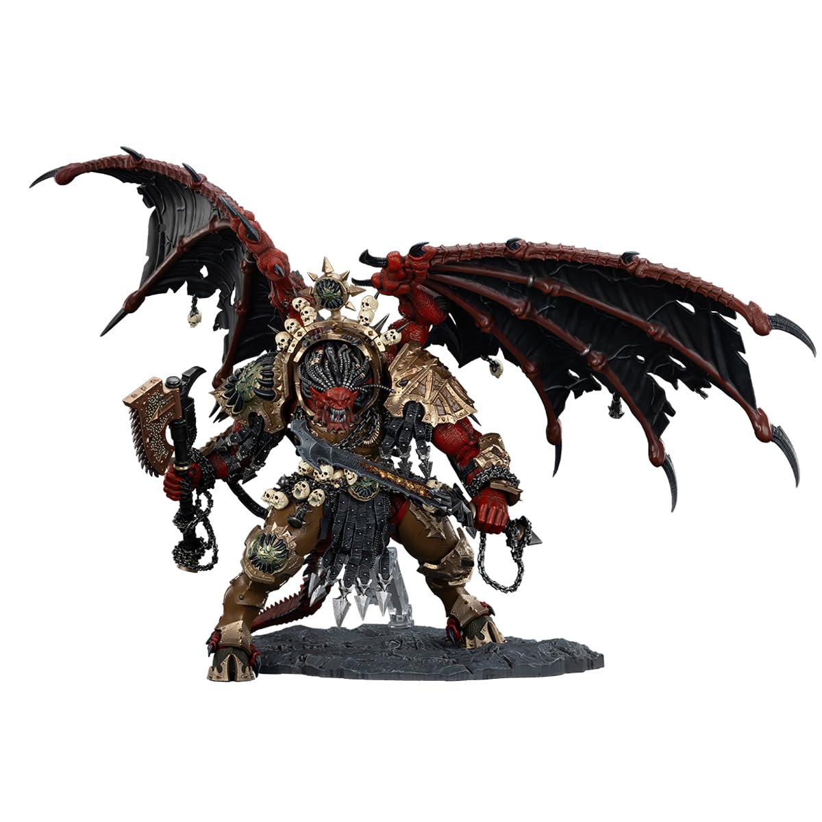 JOYTOY Warhammer 40,000 Angron 1:18 Action Figure – Daemon Primarch of Khorne, 15-Inch Collectible JT01178