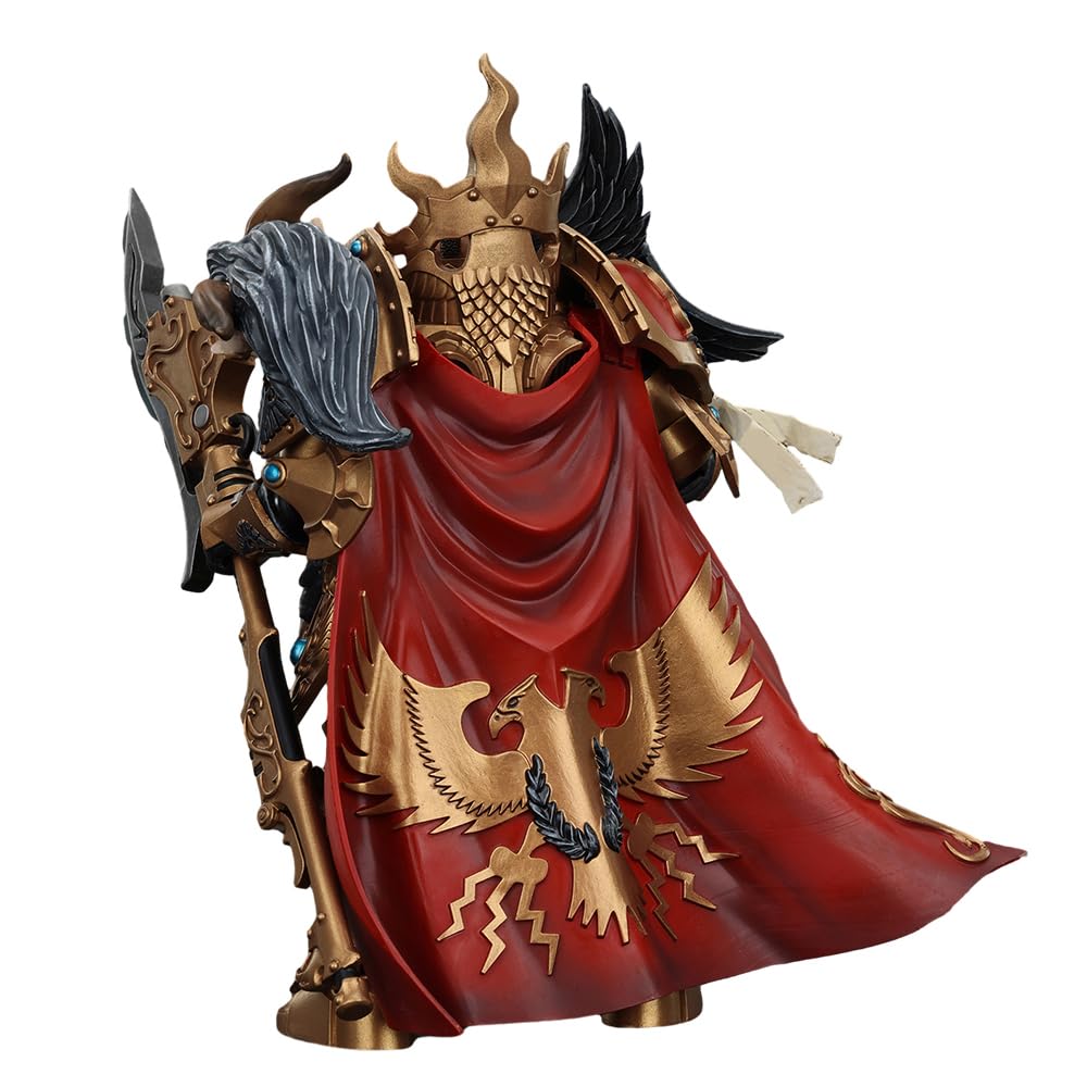 JOYTOY Warhammer The Horus Heresy Constantin Valdor 1/18 Action Figure – Legio Custodes Captain-General, 12-Inch Collectible