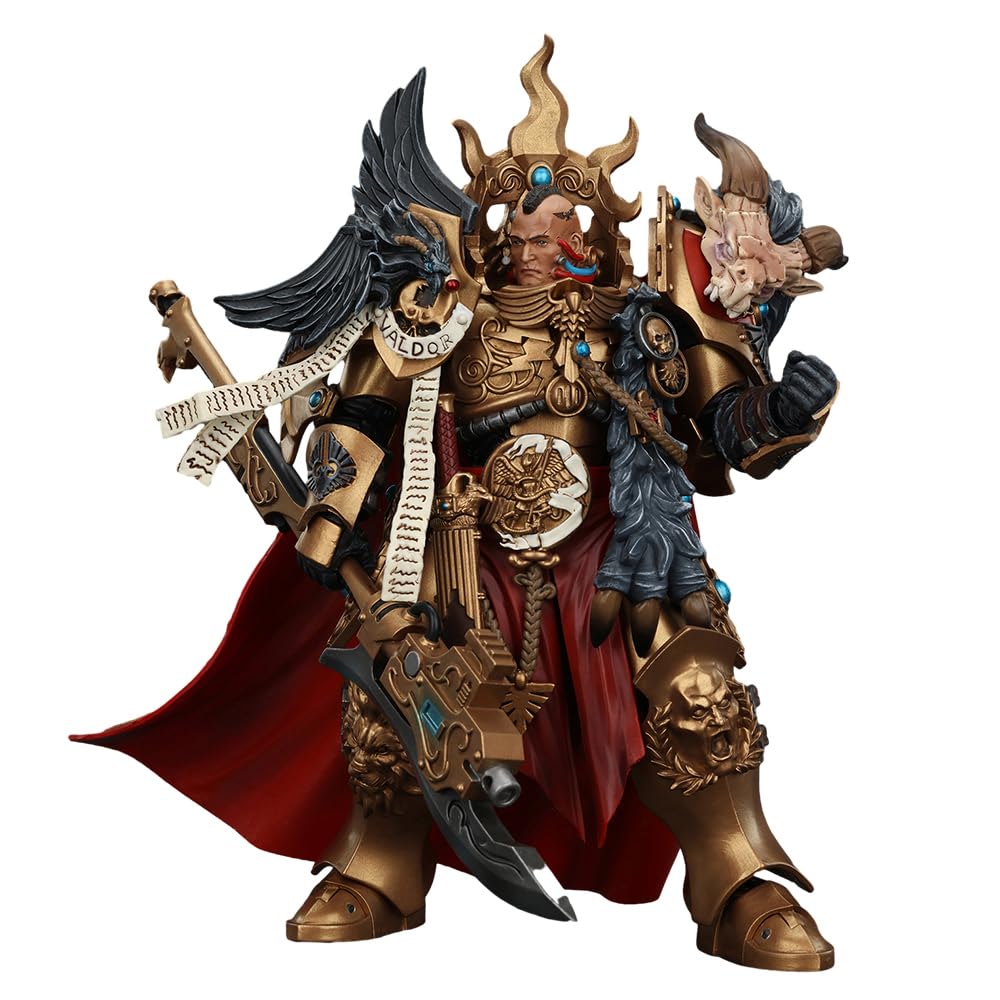 JOYTOY Warhammer The Horus Heresy Constantin Valdor 1/18 Action Figure – Legio Custodes Captain-General, 12-Inch Collectible
