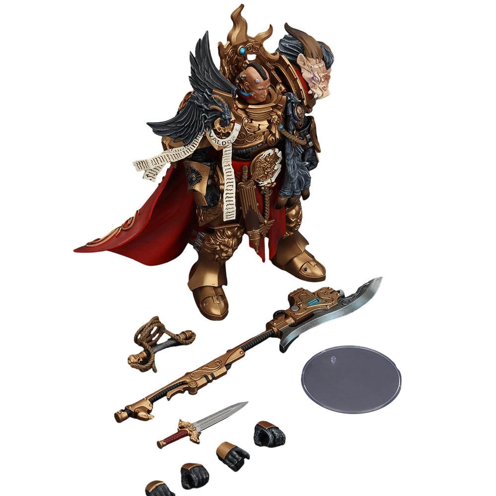JOYTOY Warhammer The Horus Heresy Constantin Valdor 1/18 Action Figure – Legio Custodes Captain-General, 12-Inch Collectible