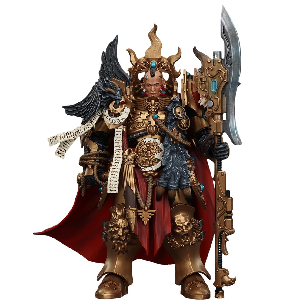 JOYTOY Warhammer The Horus Heresy Constantin Valdor 1/18 Action Figure – Legio Custodes Captain-General, 12-Inch Collectible