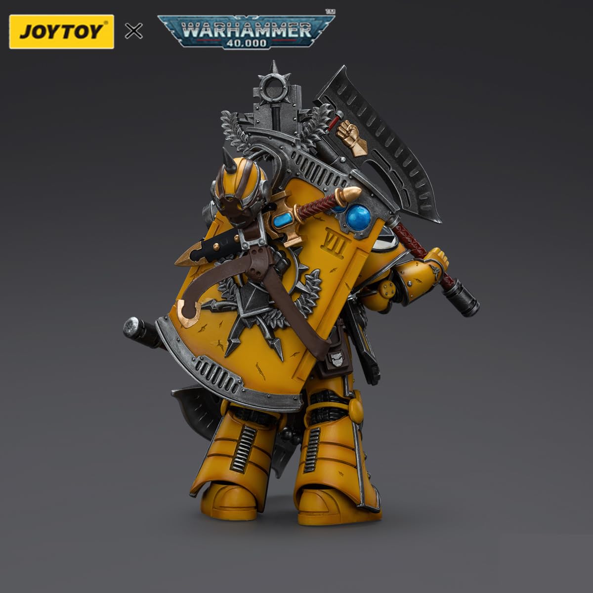 JOYTOY Warhammer 40K Imperial Fists Fafnir Rann 1/18 Action Figure – Fully Articulated Collectible