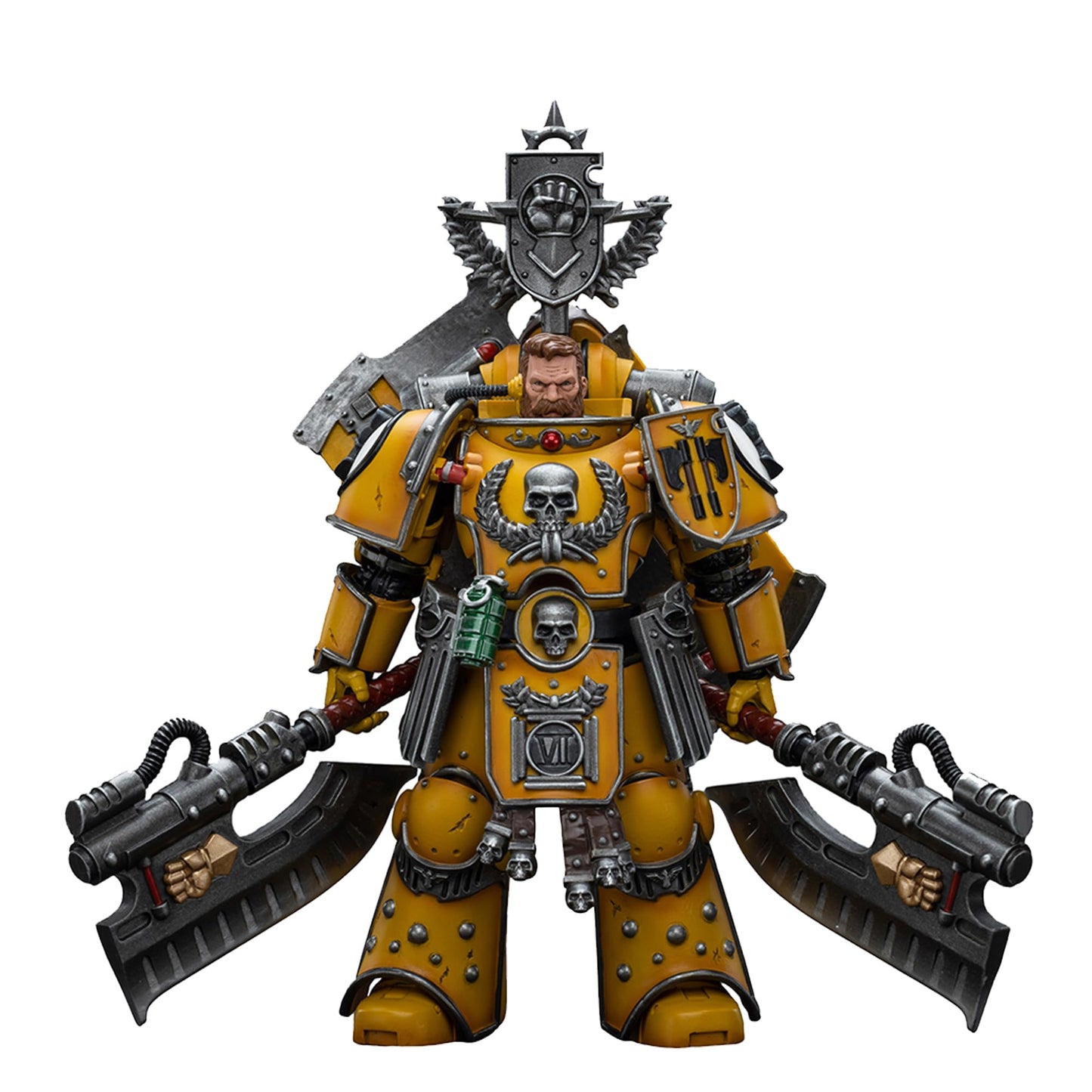 JOYTOY Warhammer 40K Imperial Fists Fafnir Rann 1/18 Action Figure – Fully Articulated Collectible