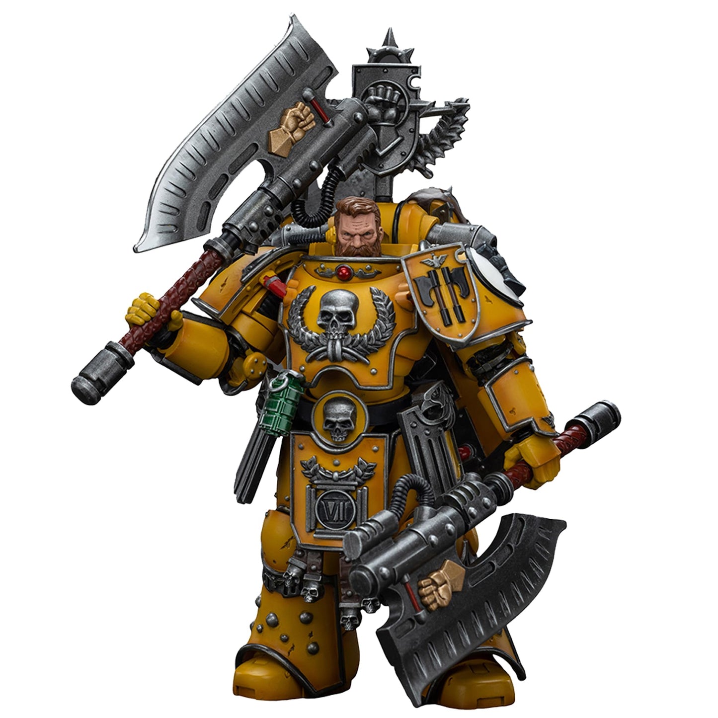 JOYTOY Warhammer 40K Imperial Fists Fafnir Rann 1/18 Action Figure – Fully Articulated Collectible