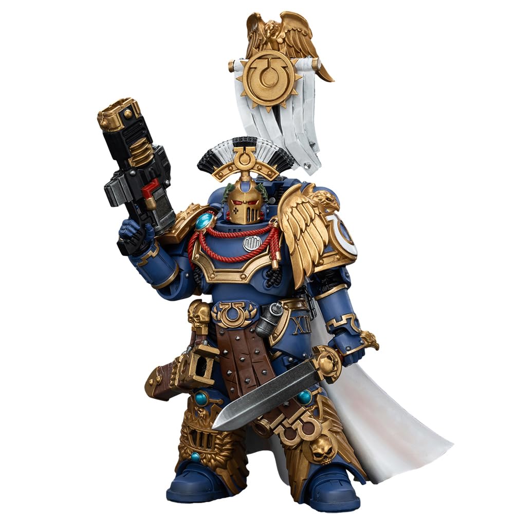 JOYTOY Warhammer Horus Heresy Ultramarines Praetor 1/18 Action Figure – Power Sword & Volkite Serpenta | JT00126