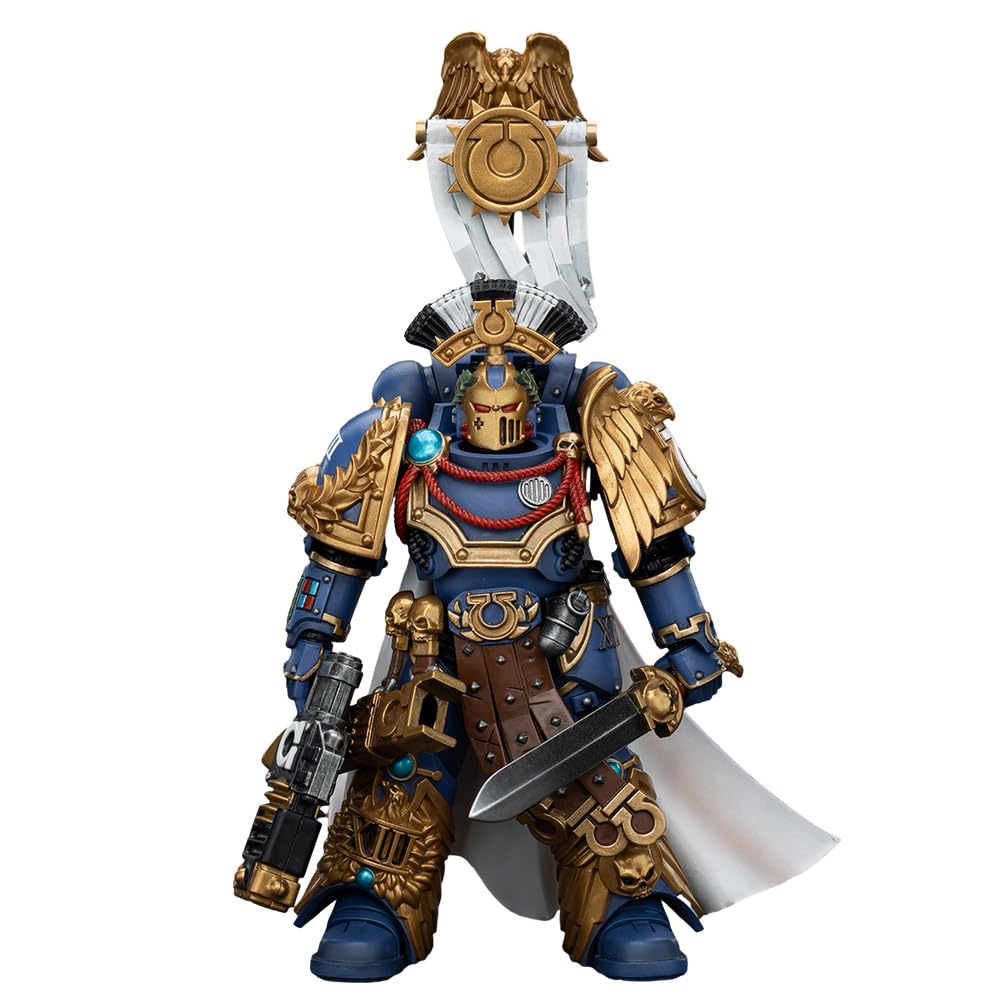 JOYTOY Warhammer Horus Heresy Ultramarines Praetor 1/18 Action Figure – Power Sword & Volkite Serpenta | JT00126