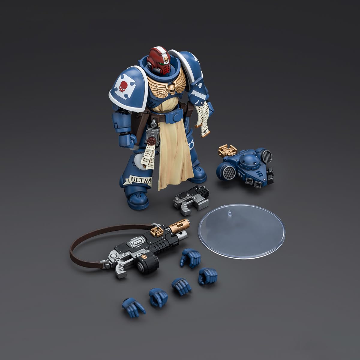 JOYTOY Warhammer 40,000 Ultramarines Sternguard Veteran Sergeant 1/18 Action Figure – Collectible Gift