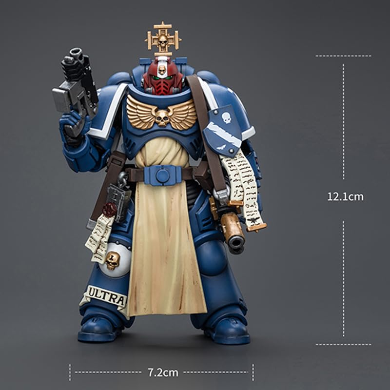 JOYTOY Warhammer 40,000 Ultramarines Sternguard Veteran Sergeant 1/18 Action Figure – Collectible Gift