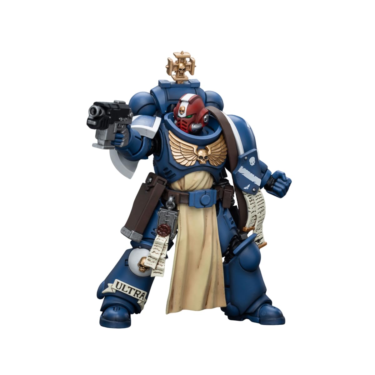 JOYTOY Warhammer 40,000 Ultramarines Sternguard Veteran Sergeant 1/18 Action Figure – Collectible Gift