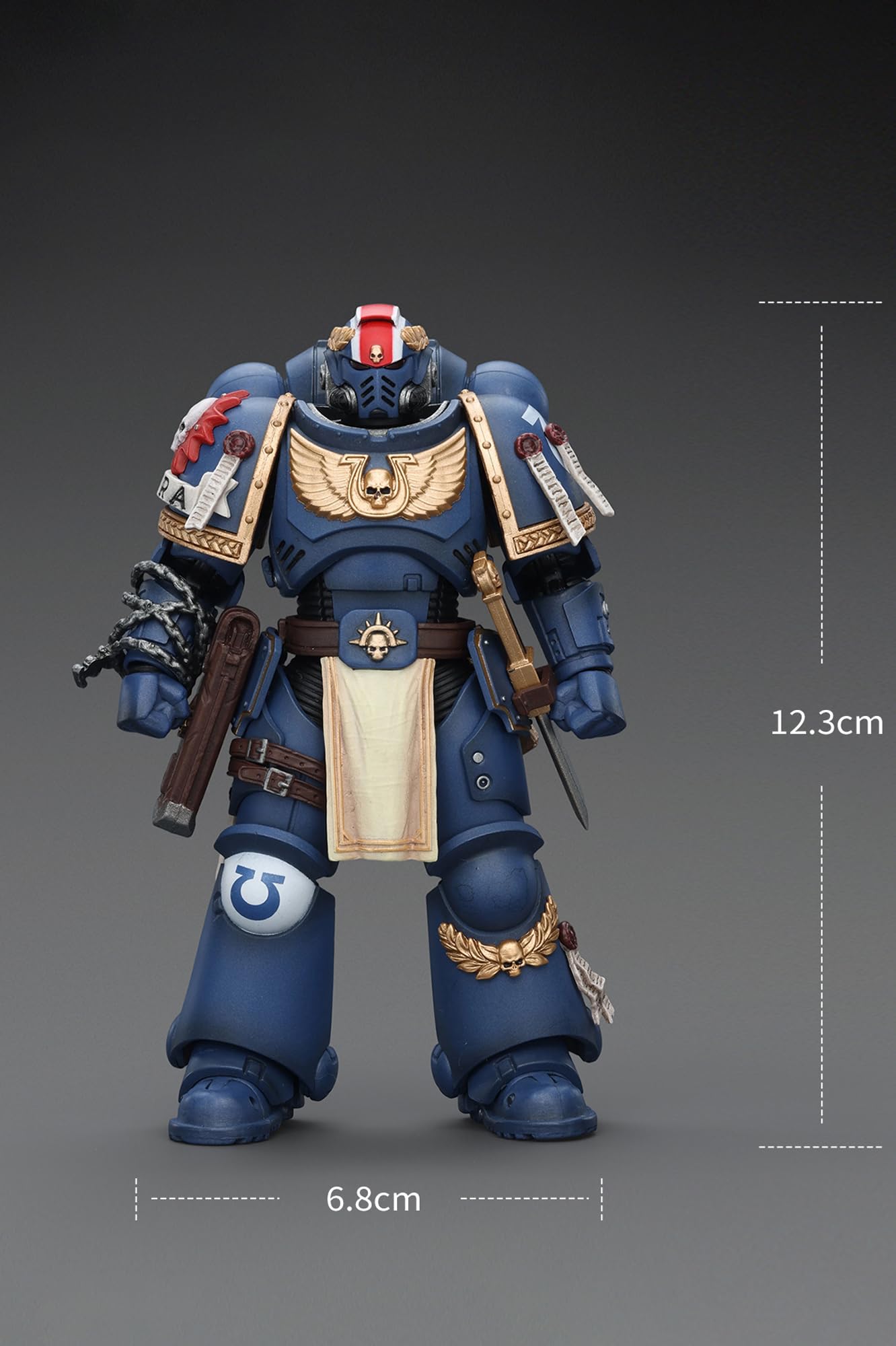 JOYTOY Warhammer 40K Ultramarines Titus 1/18 Action Figure – Laurels of Victory (4.8in)