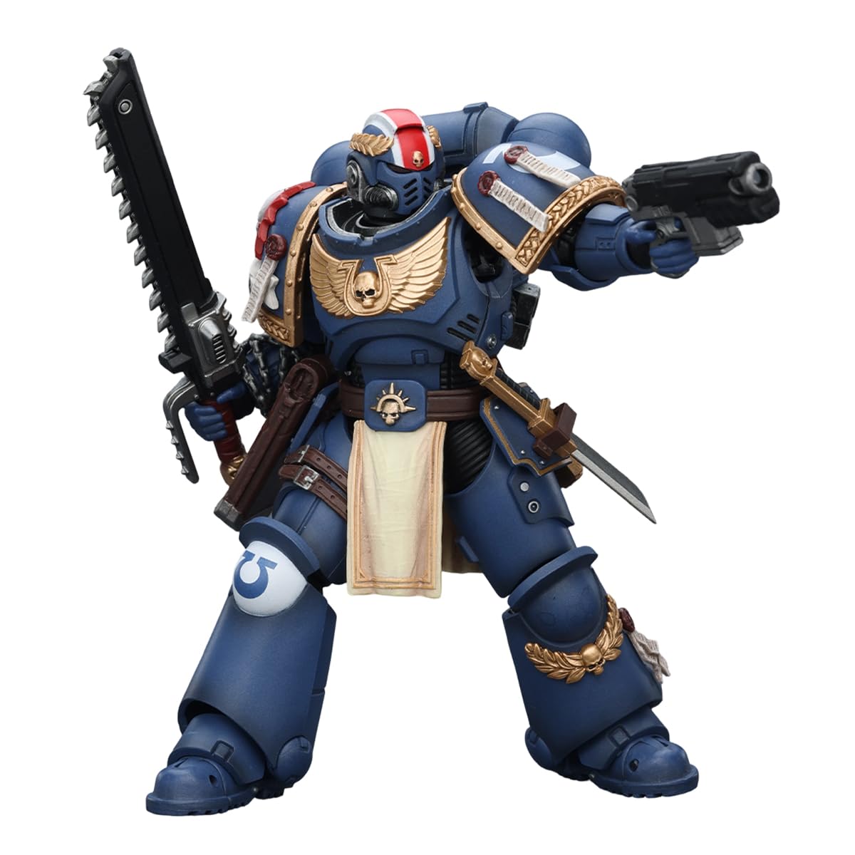 JOYTOY Warhammer 40K Ultramarines Titus 1/18 Action Figure – Laurels of Victory (4.8in)