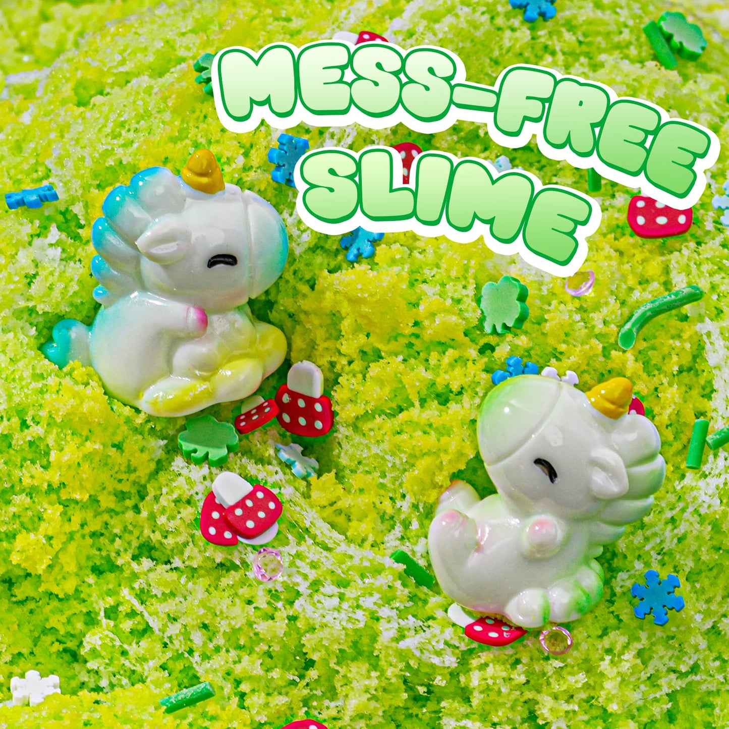 Joytry Unicorn Cloud Slime2 Kit 2 Pack – 14oz Non-Stick Glitter Slime