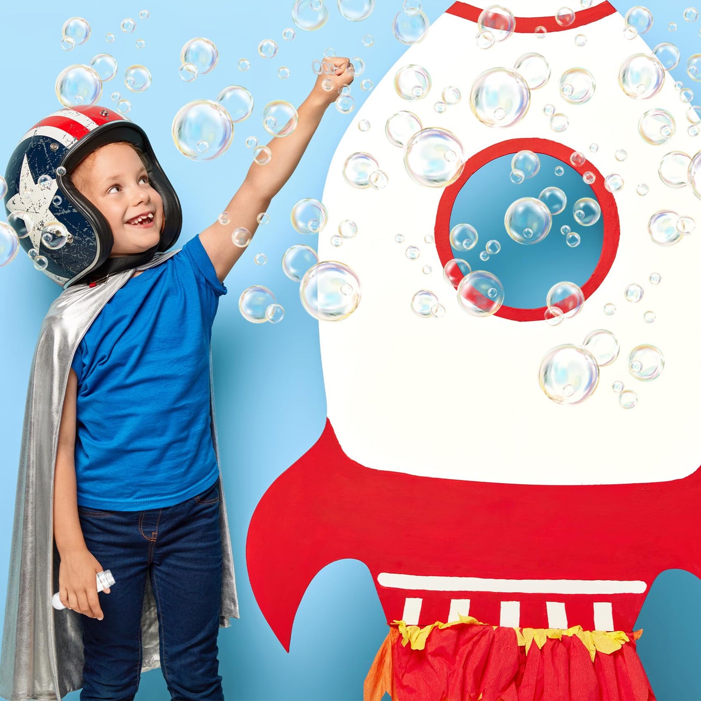 JOYYPOP 24-Pack Mini Space Bubble Wands – Astronaut Party Favors for Kids