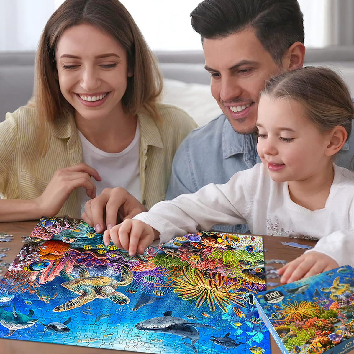 Joyzexy 500-Piece Ocean Puzzle for Adults – Underwater World Jigsaw