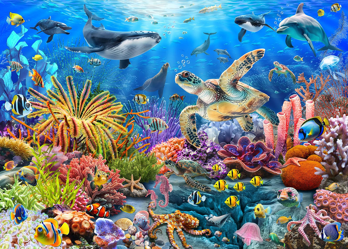 Joyzexy 500-Piece Ocean Puzzle for Adults – Underwater World Jigsaw