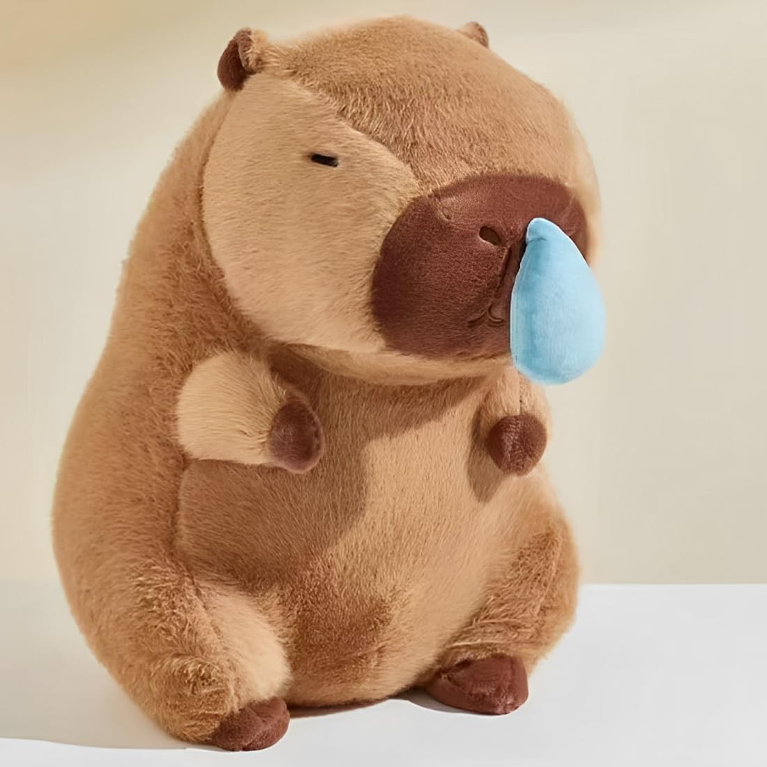JPORSHU Capybara Plush Toy – 16-Inch Plush with Turtle Backpack | Cute Gift & Home Decor