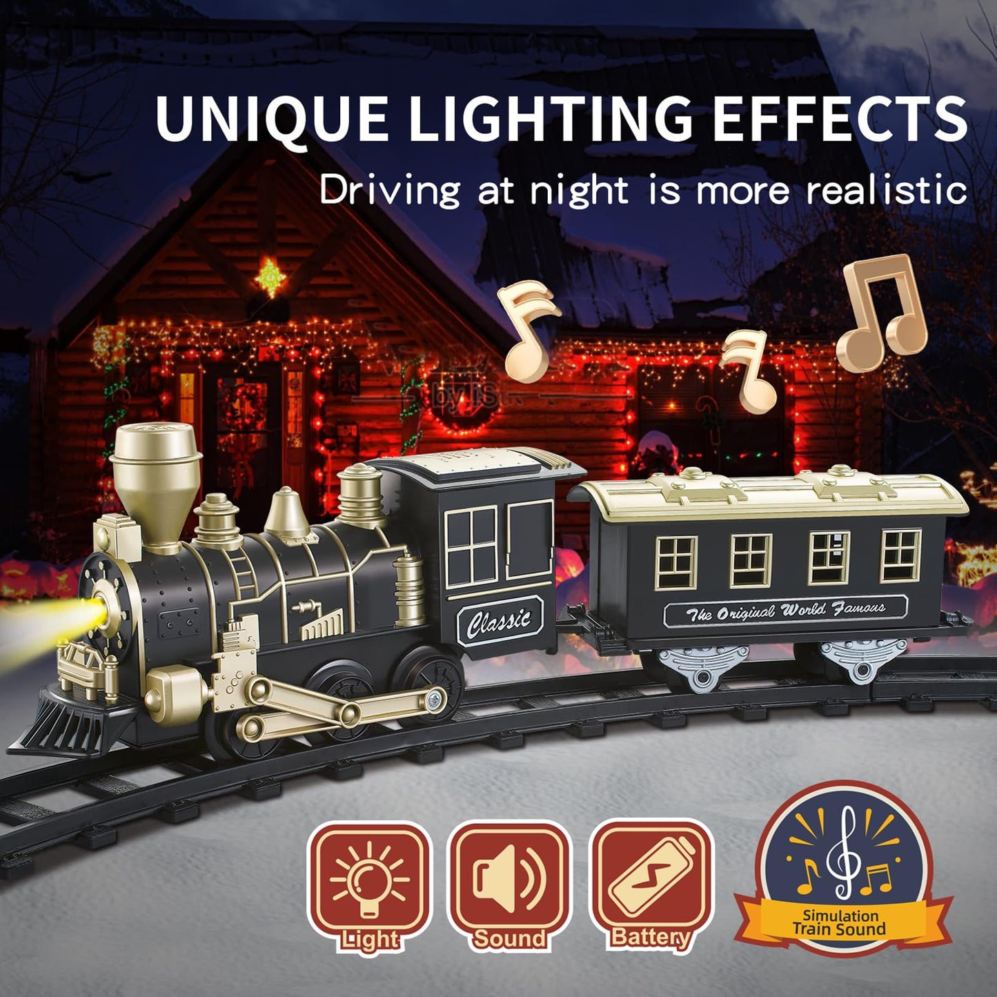 JQ JUQU Electric Train Set for Kids 4-8 – Complete Indoor Rail Play
