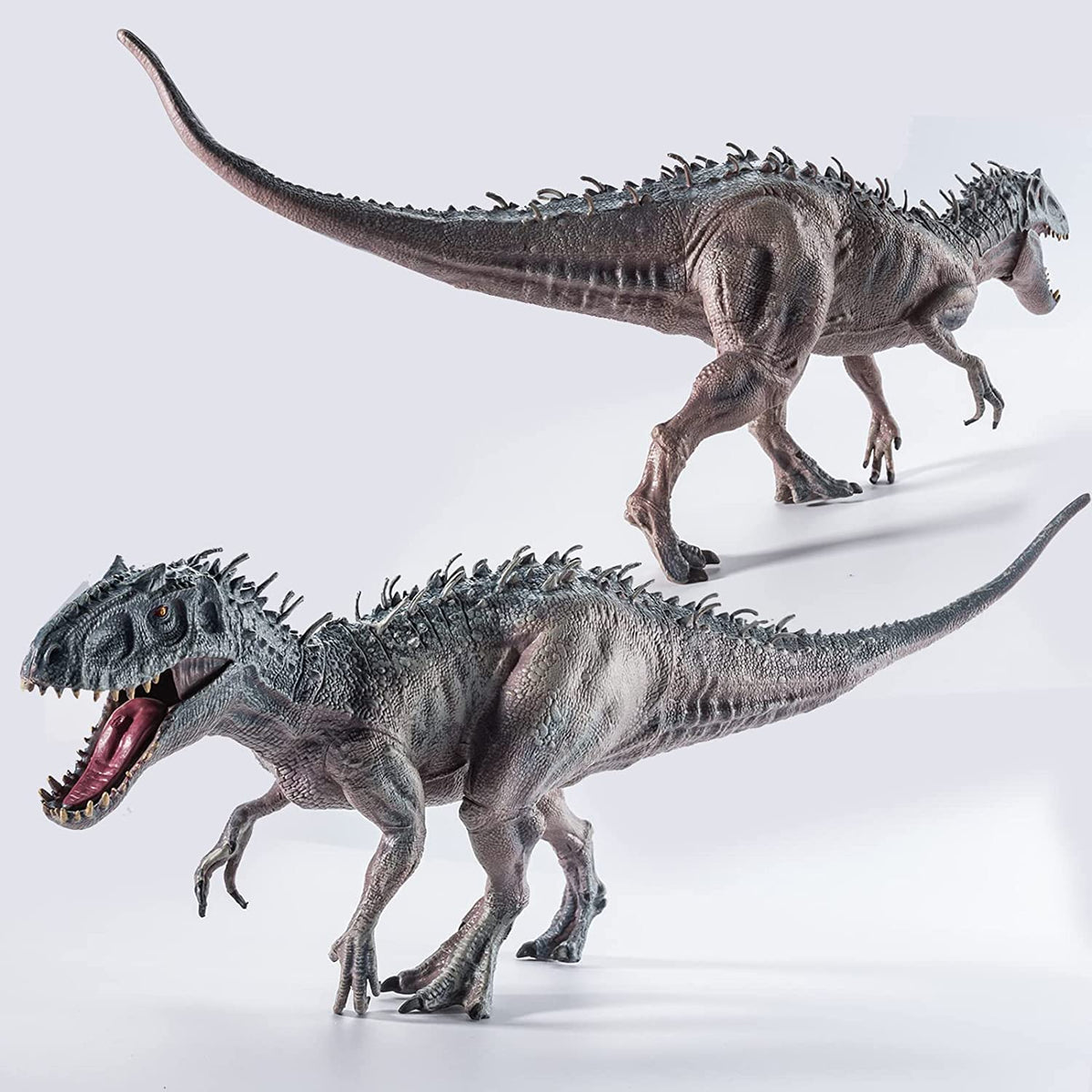JR PARK 2Pcs Dinosaur Set – 15.7-inch Large T-Rex & 12.2-inch Realistic Tyrannosaurus Rex