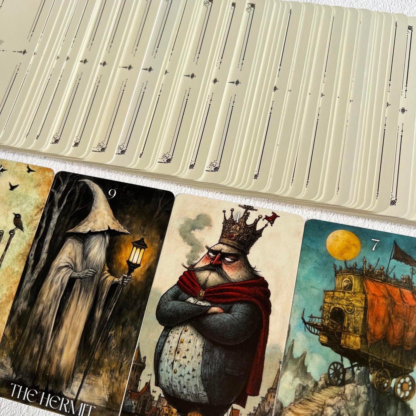 Jrskvaro Daydream Tarot Deck for Beginners – Surreal 78-Card Set