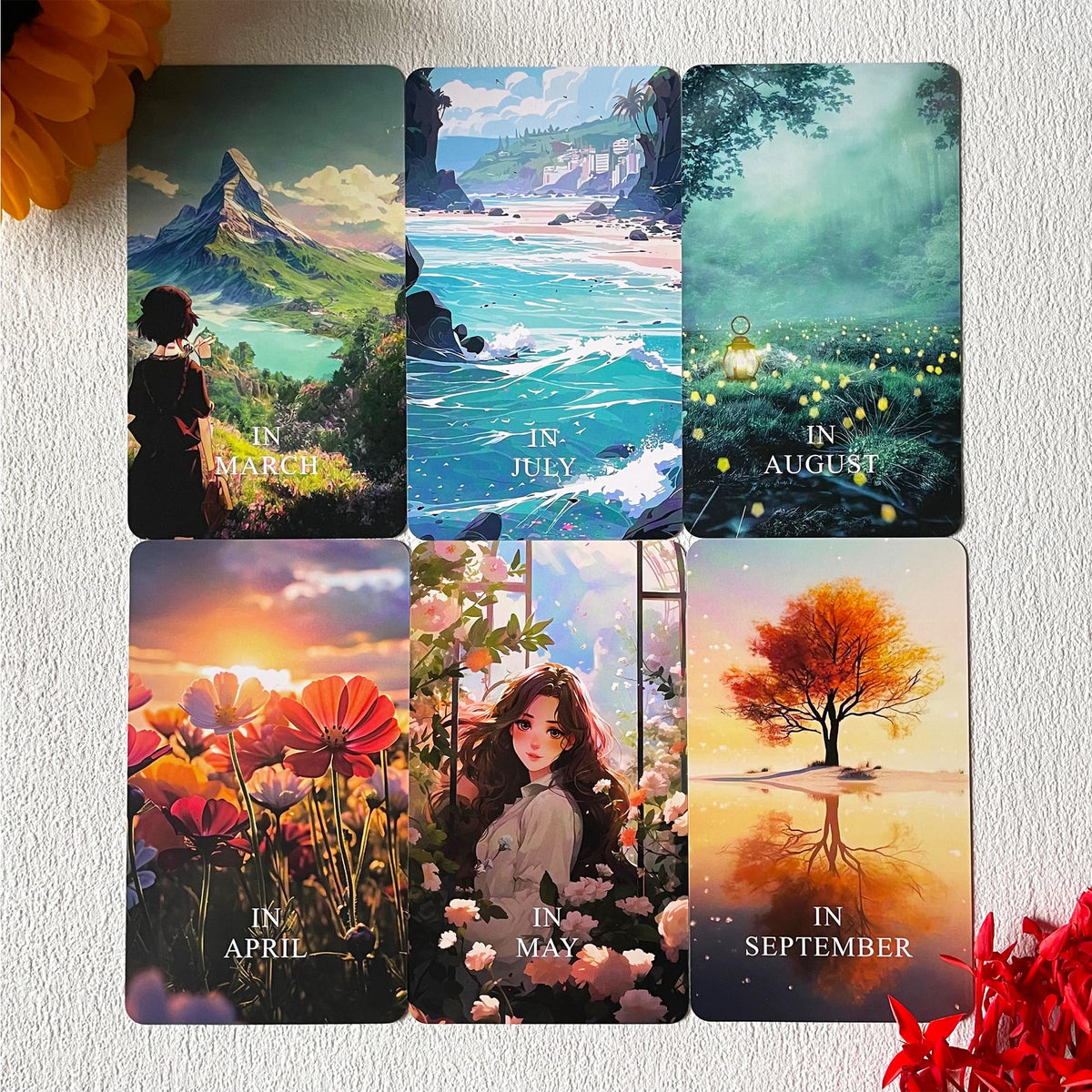 Jrskvaro Time Oracle Cards Deck | Cosmic Timing for Beginners