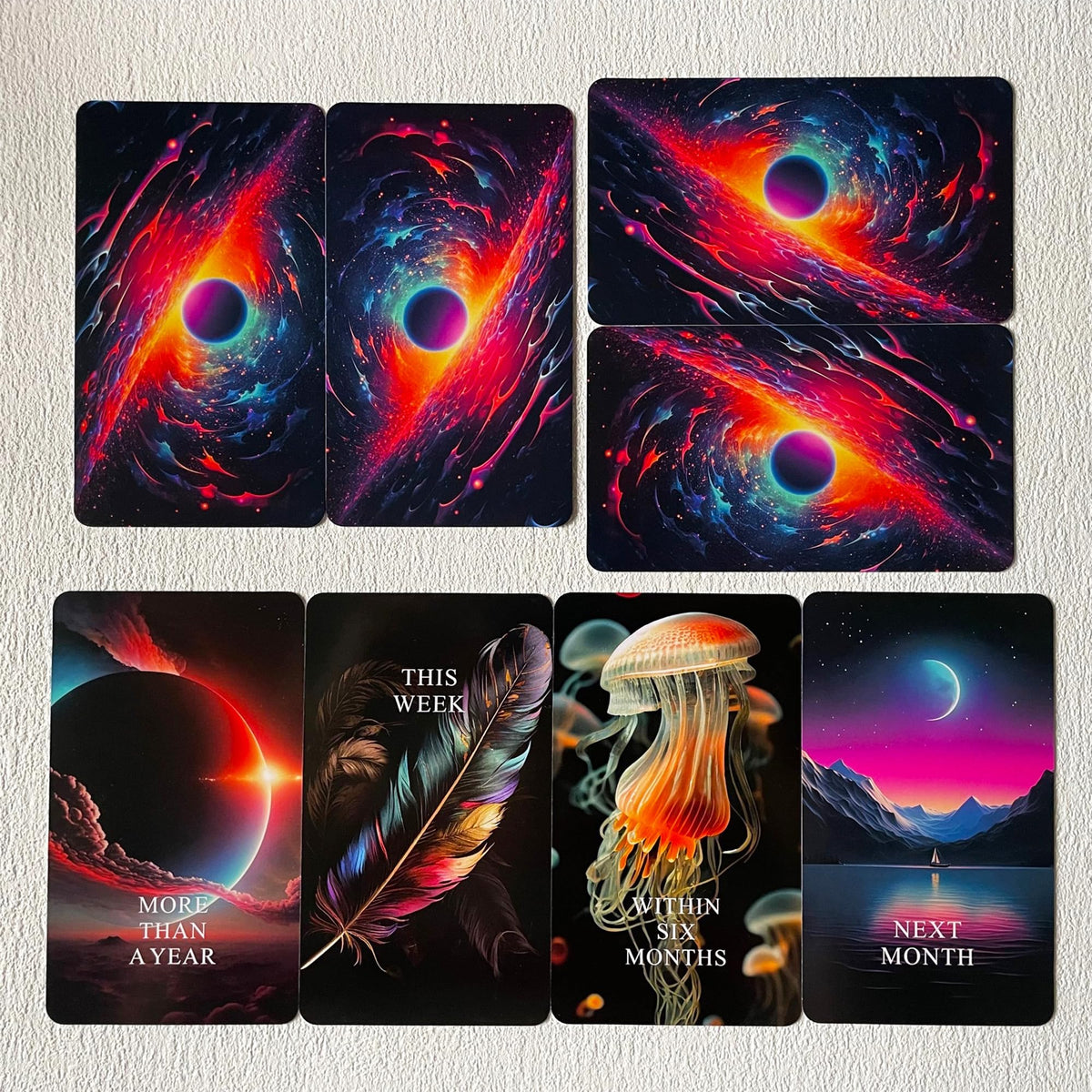 Jrskvaro Time Oracle Cards Deck | Cosmic Timing for Beginners