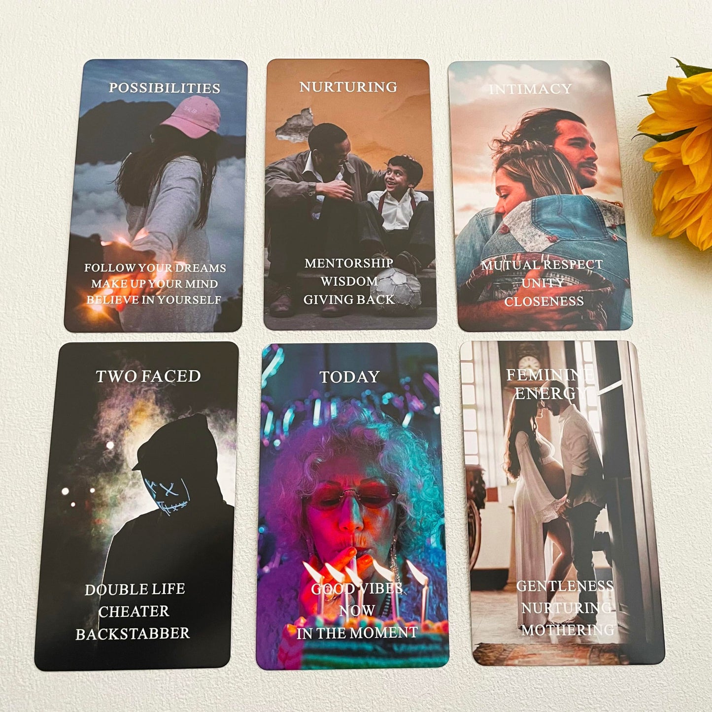 Jrskvaro What's The Vibe Oracle Cards Deck — Beginner Oracle for Career & Relationships