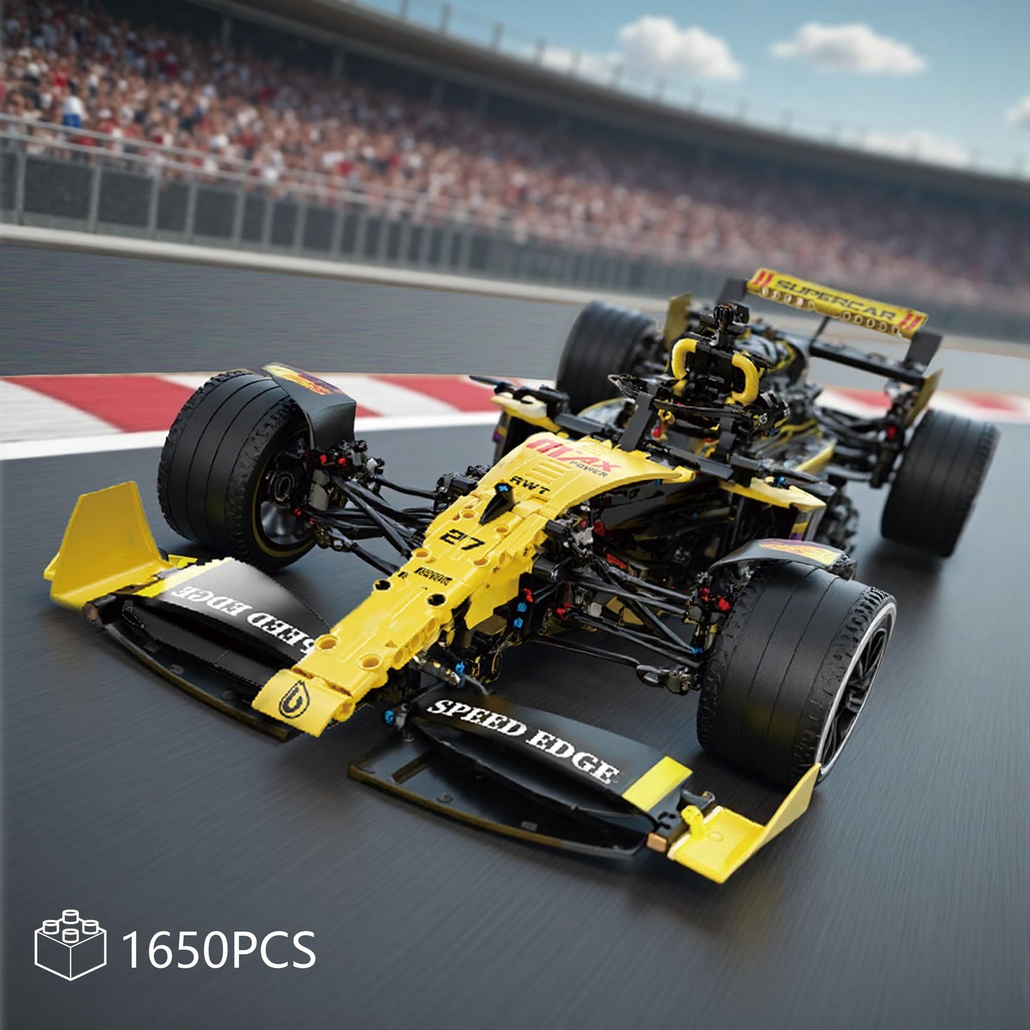 JSINMA Technic F1 RS20 Racing Car Kit – 1:8 Scale, 1650+ Pieces, Display Model, Gift for F1 Fans