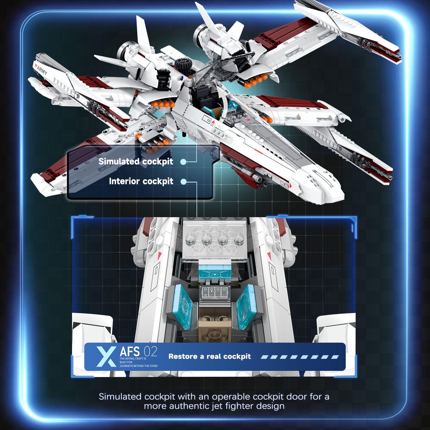 JTBBOY Space War Fighter Building Set – Adult Collectible Display & Gift