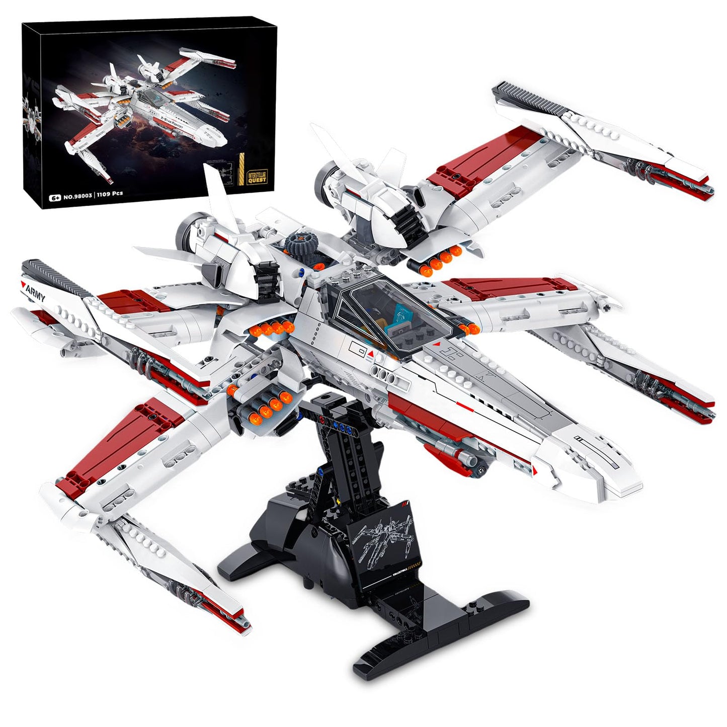 JTBBOY Space War Fighter Building Set – Adult Collectible Display & Gift