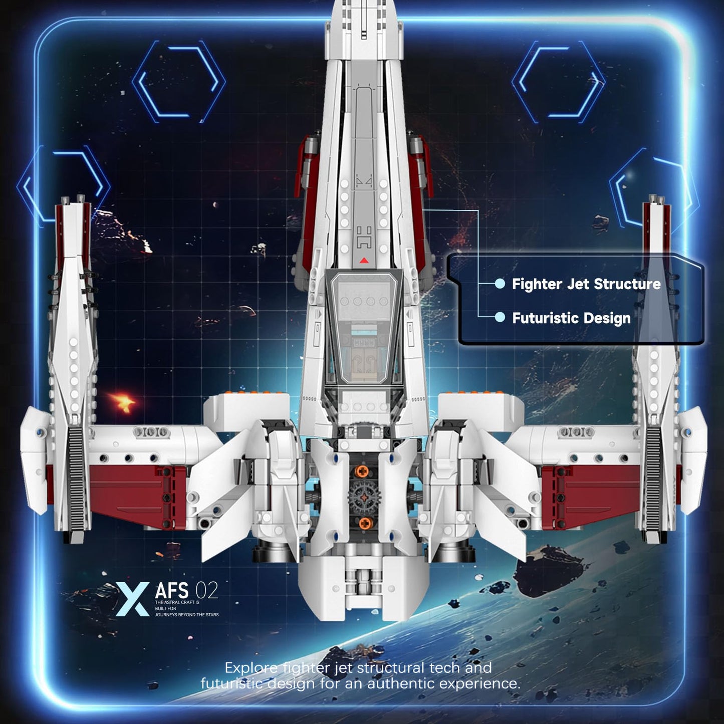 JTBBOY Space War Fighter Building Set – Adult Collectible Display & Gift