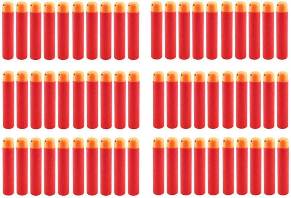 JTS 60PCS Mega Dart Refill Pack for N-Strike Mega Series – Safe, Compatible Foam Darts